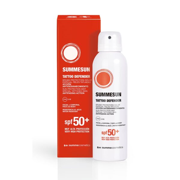 Summesun SPF50+ Tattoed Defender 200ml Summecosmetics UK 5